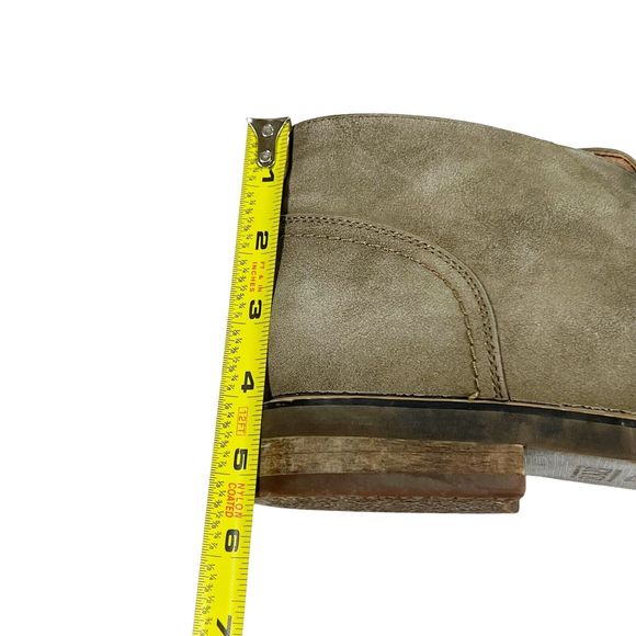 Hawker Rye Shoes Men\'s 12 Olive Brown Abigovia Chukka Boots Suede Leather Casual